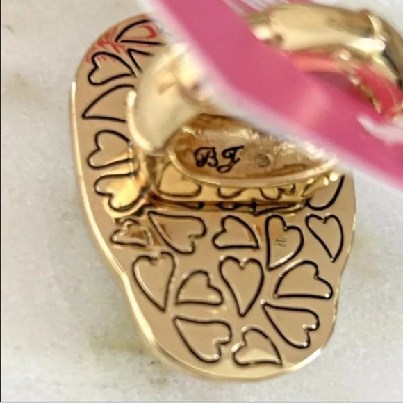 BETSEY JOHNSON SET Sugar Skull Day of the Dead Earrings Necklace Ring NEW NWT - Picture 4 of 16